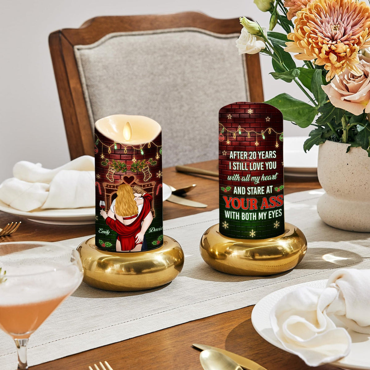Still Love You With All My Heart - Personalized LED Candle