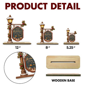 2-layer wood plaque product detail and sizes