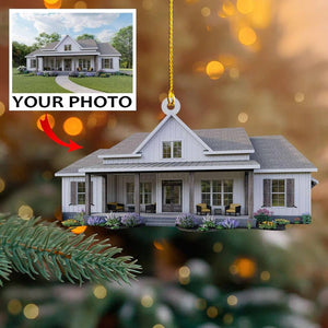 Custom Photo Fisherman Personalized Acrylic Ornament