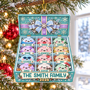 Our Squishy Family - Personalized Acrylic Ornament