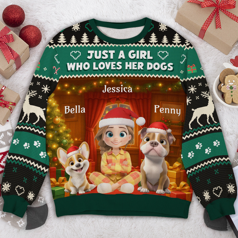 Pawprints And Kisses - Personalized All-Over-Print Sweatshirt