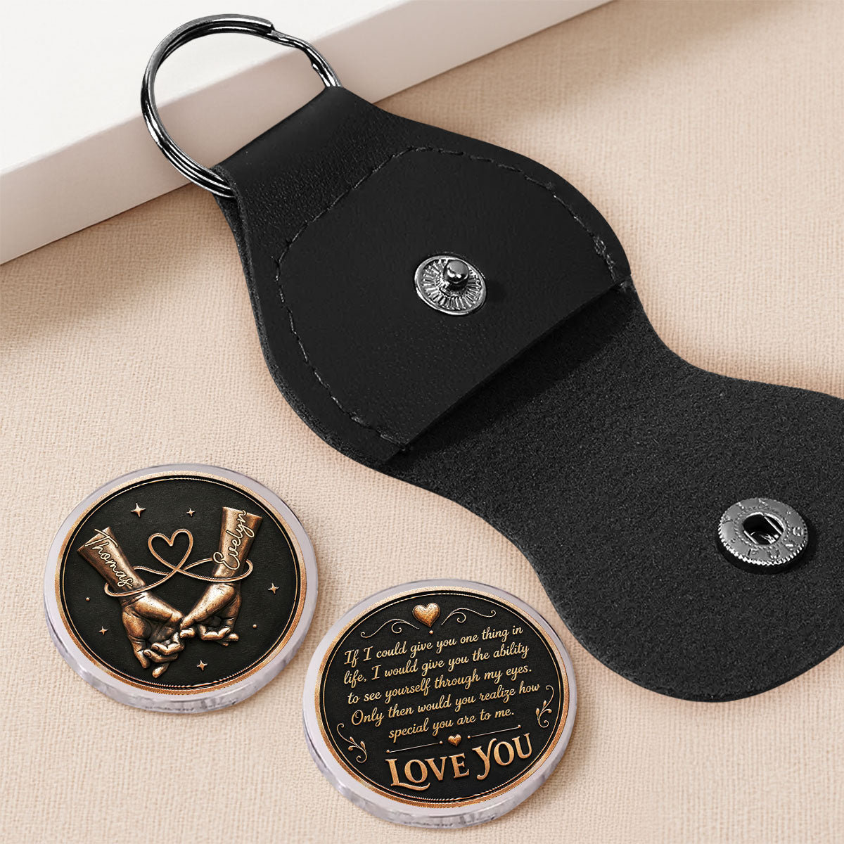 My Love For You - Personalized Pocket Hug - Christmas Gift For Wife