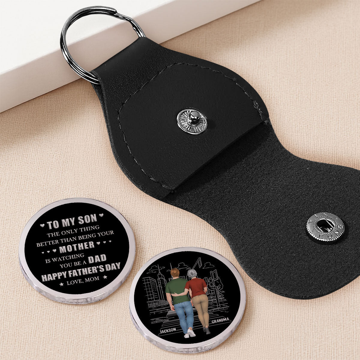 Watching You Grow - Personalized Pocket Hug - Christmas Gift For Son