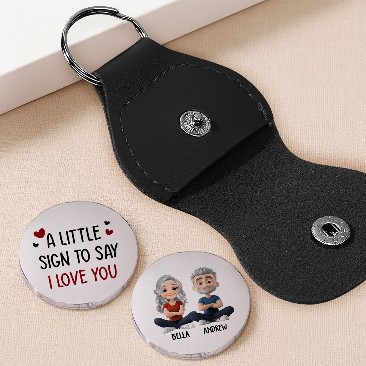 A Little Sign For You - Personalized Pocket Hug - Christmas Gift For Husband