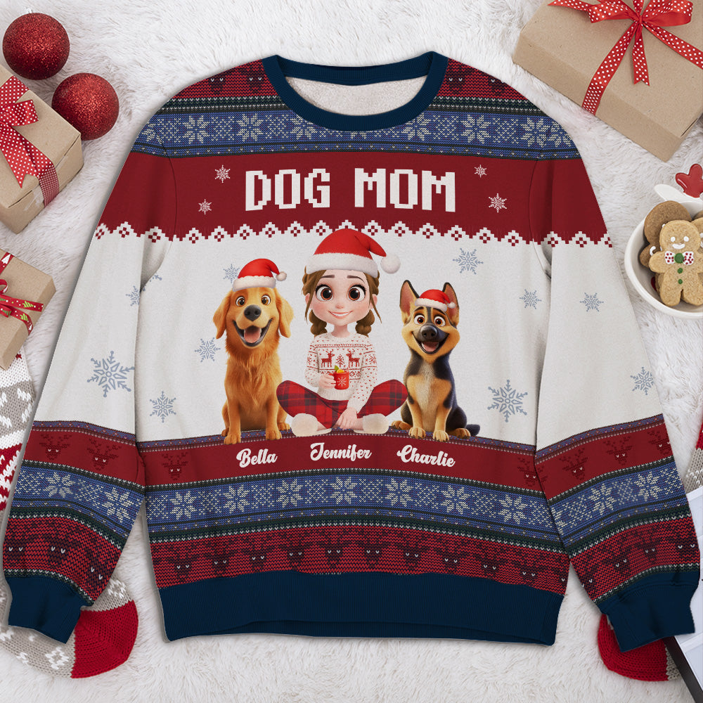 Dog And Holiday - Personalized All-Over-Print Sweatshirt