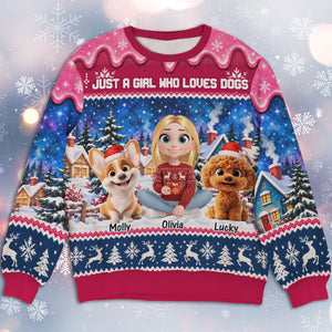Christmas Dog Mom Era - Personalized All-Over-Print Sweatshirt