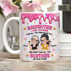 Endless Love For My Daughter personalized coffee mug