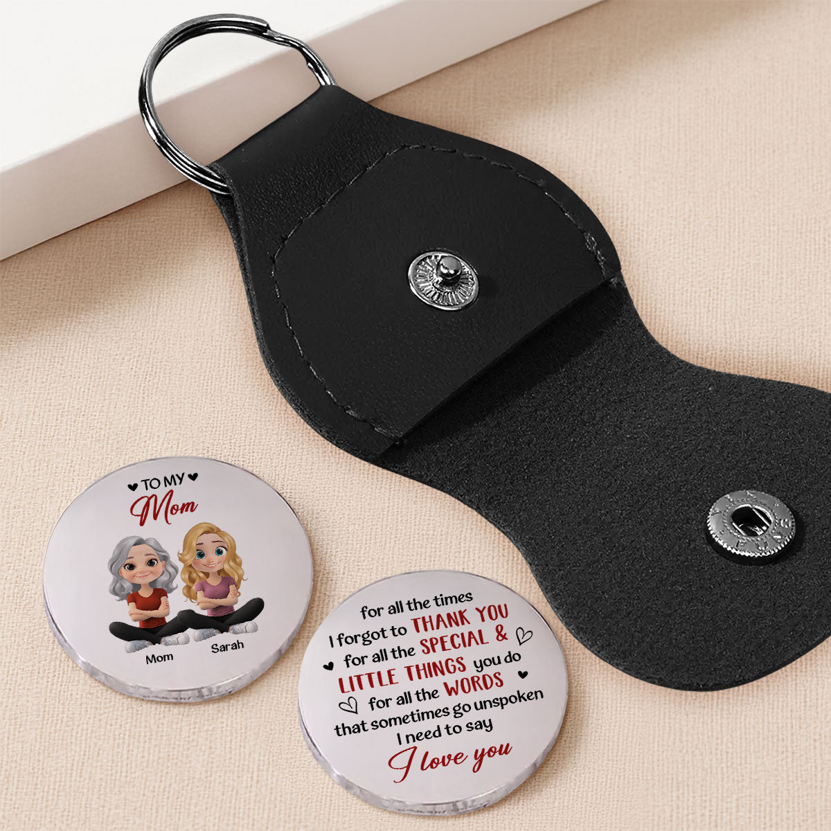 For All The Times - Personalized Pocket Hug - Christmas Gift For Mom