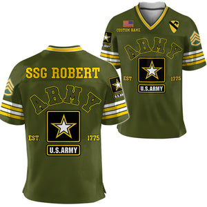 US Military Football Jersey