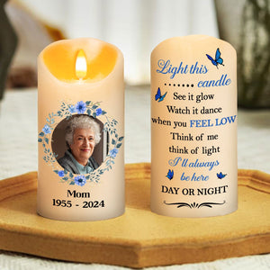Light This Candle personalized LED candle