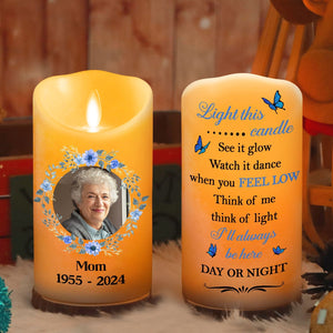 Light This Candle personalized LED candle