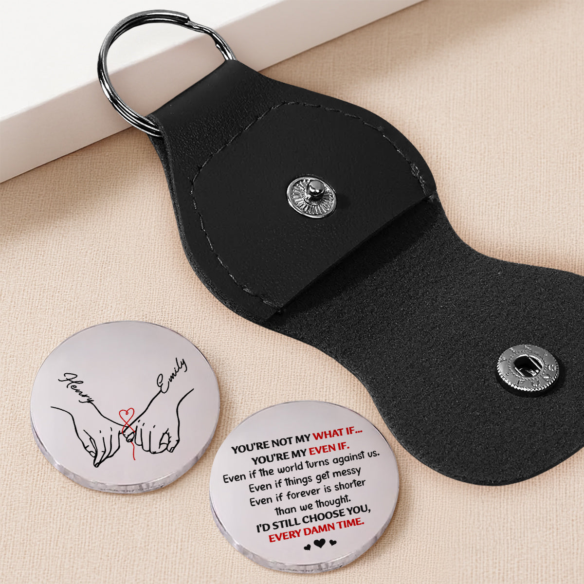 You Are My Even If - Personalized Pocket Hug - Christmas Gift For Husband