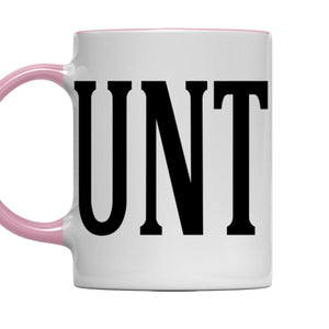 UNT With C - Personalized Accent Mug - Pink