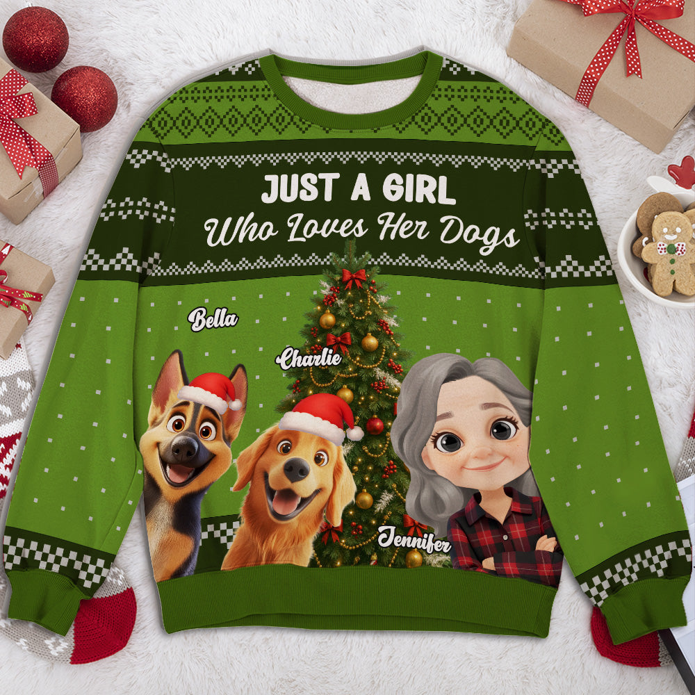 Really Love My Dog - Personalized All-Over-Print Sweatshirt