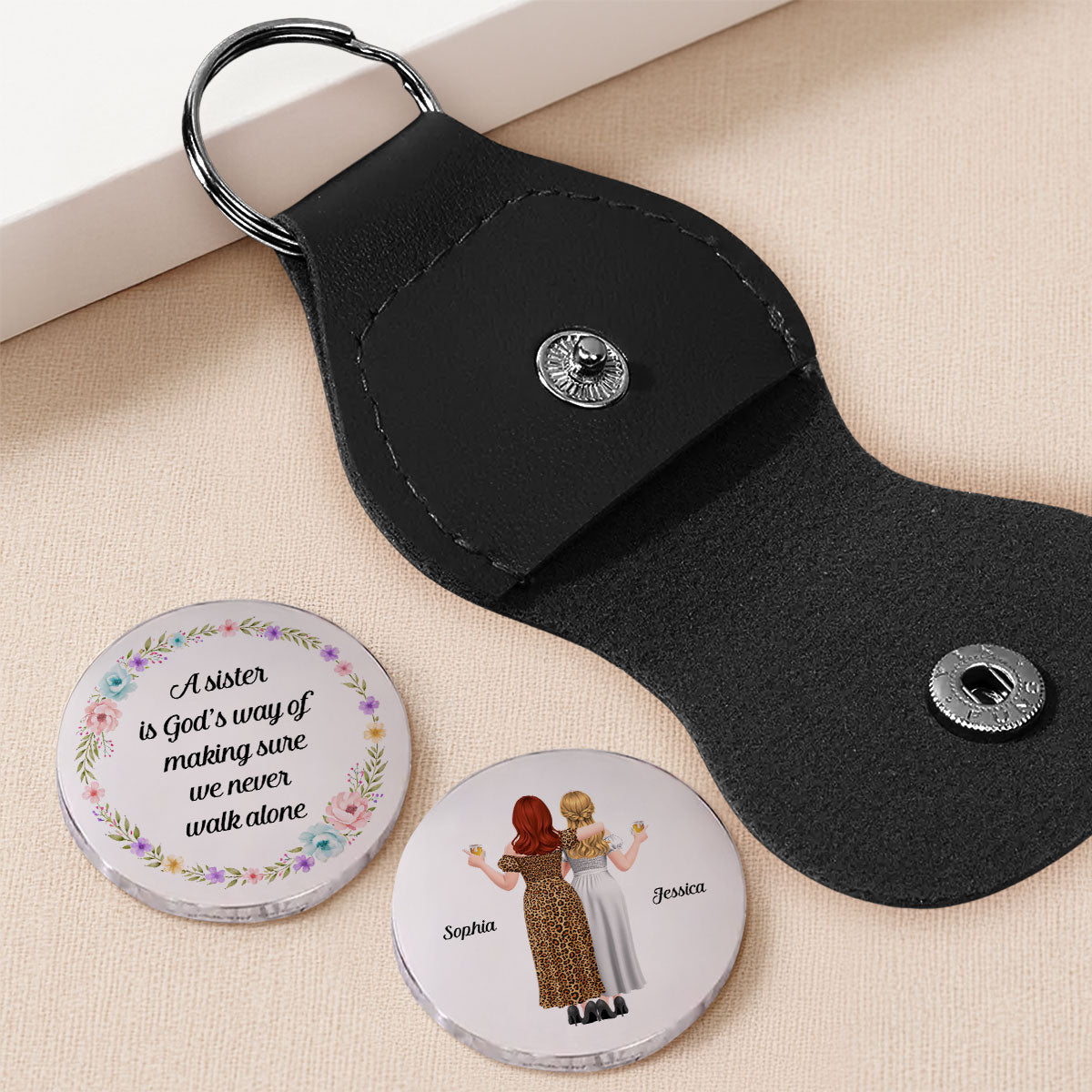 Way Of Making Sure - Personalized Pocket Hug - Christmas Gift For Sister