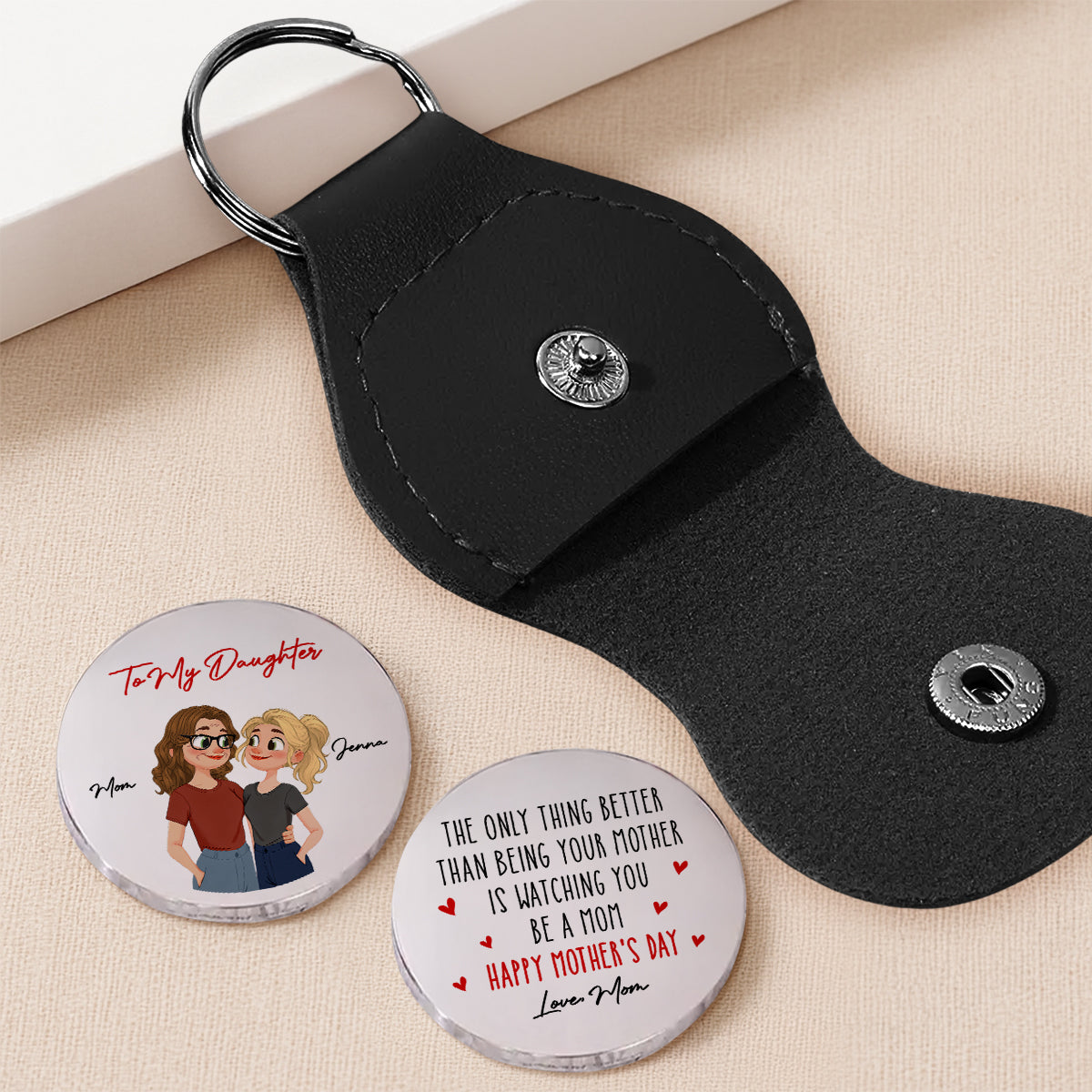 Watching You Daughter - Personalized Pocket Hug - Christmas Gift For Daughter, Mom