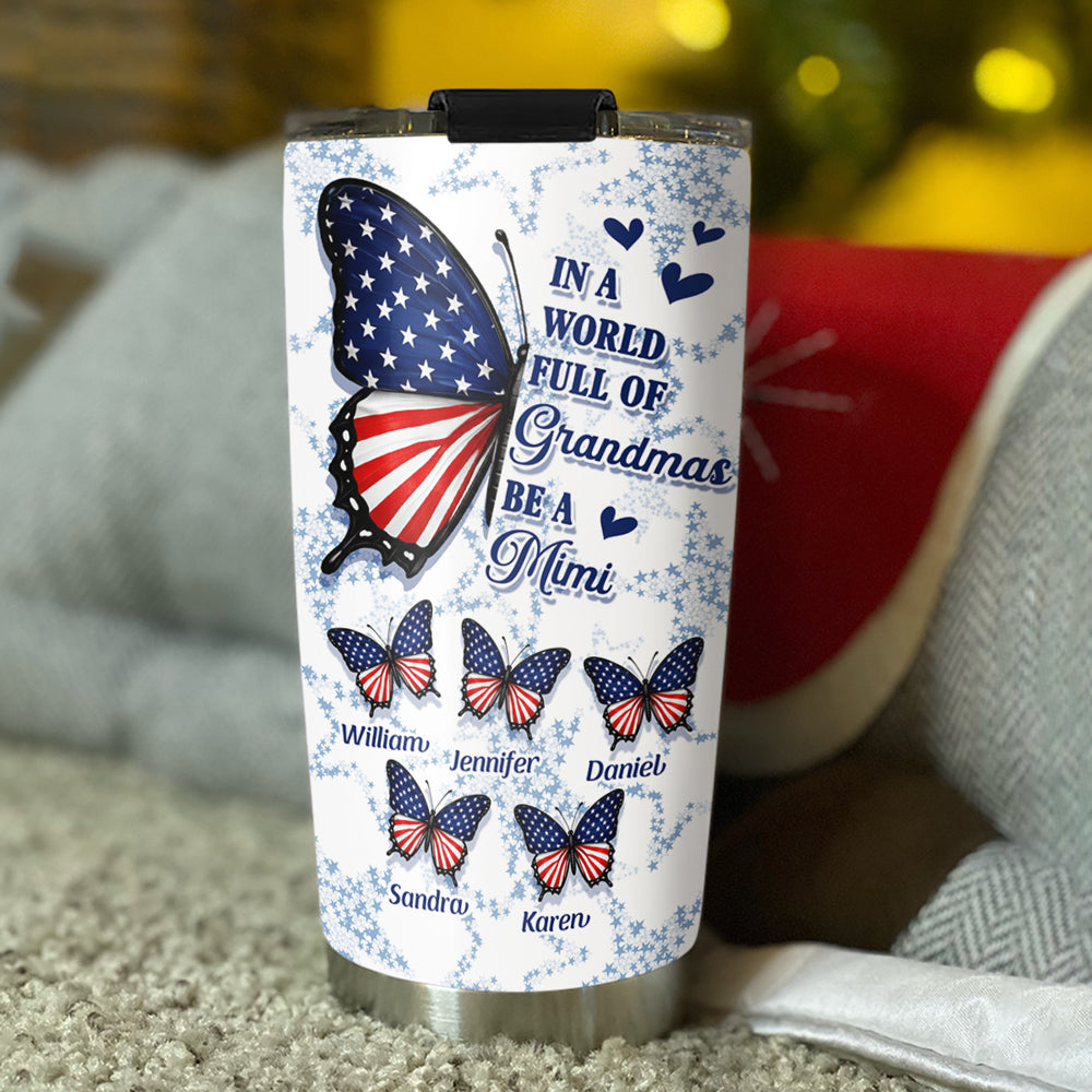 Full Of Grandmas - Personalized Tumbler - Christmas Gift For Grandma