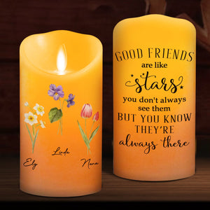 Friends Like Stars LED candle