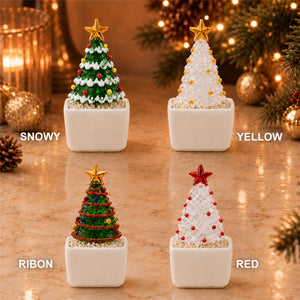 Festive Sister Love Personalized Glass Christmas Tree