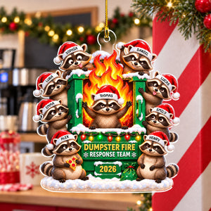 Office Chaos Response Team personalized acrylic ornament