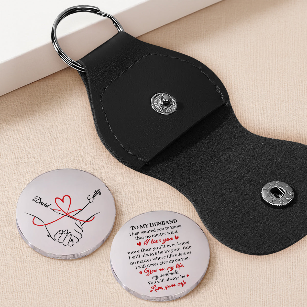 I Just Wanted You To Know That - Personalized Pocket Hug - Christmas Gift For Husband