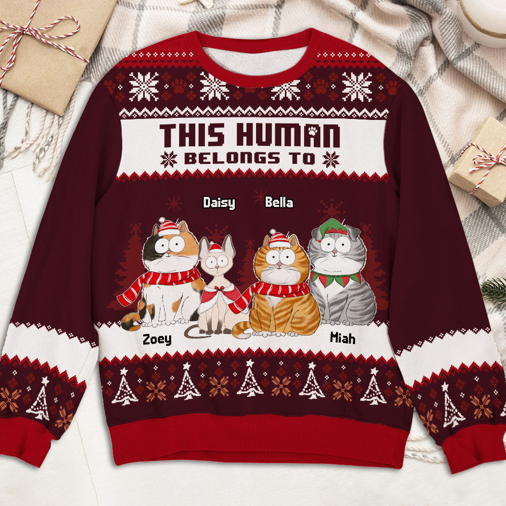 Belong To Each Other - Personalized All-Over-Print Sweatshirt