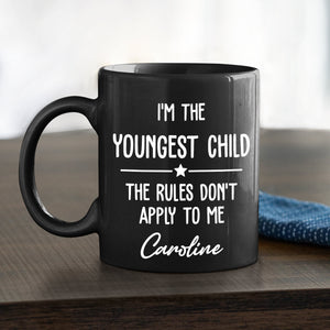 Birth Order Says It All personalized coffee mug
