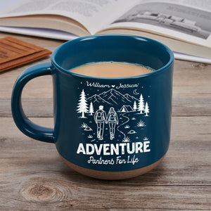 Forever Adventure Partners - Personalized Pottery Mug