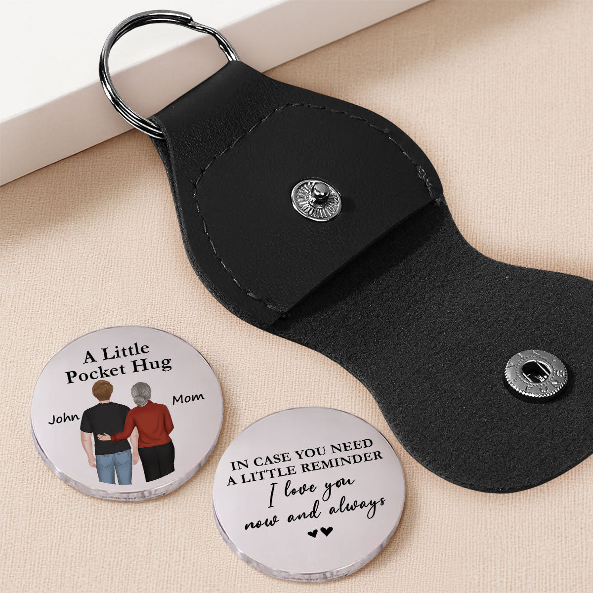 A Little Reminder From Parents - Personalized Pocket Hug - Christmas Gift For Son