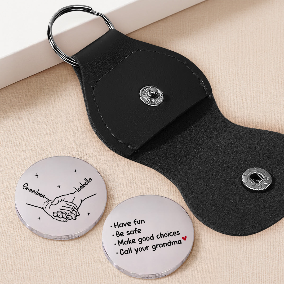 Call Your Grandma - Personalized Pocket Hug - Christmas Gift For Granddaughter