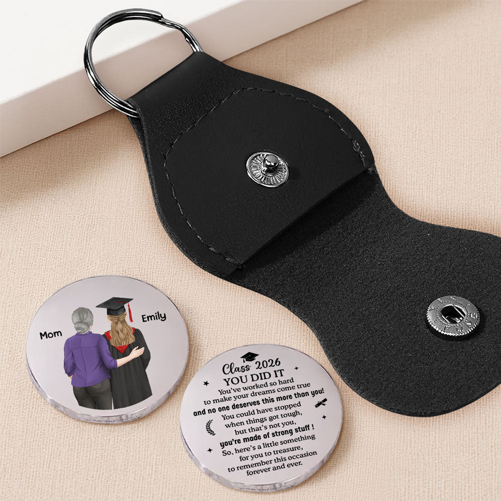 Graduation Gift You Did It - Personalized Pocket Hug - Christmas Gift For Daughter