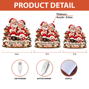 Light box product detail and sizes