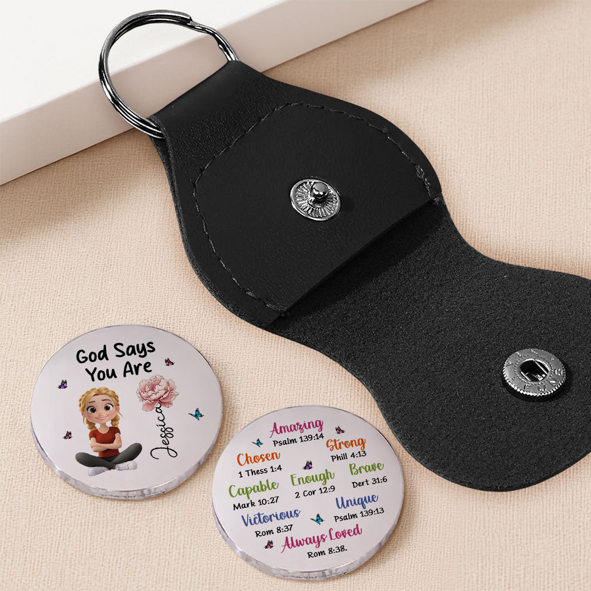 God Says You Are - Personalized Pocket Hug - Christmas Gift For Daughter