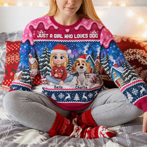 Christmas Dog Mom Era - Personalized All-Over-Print Sweatshirt