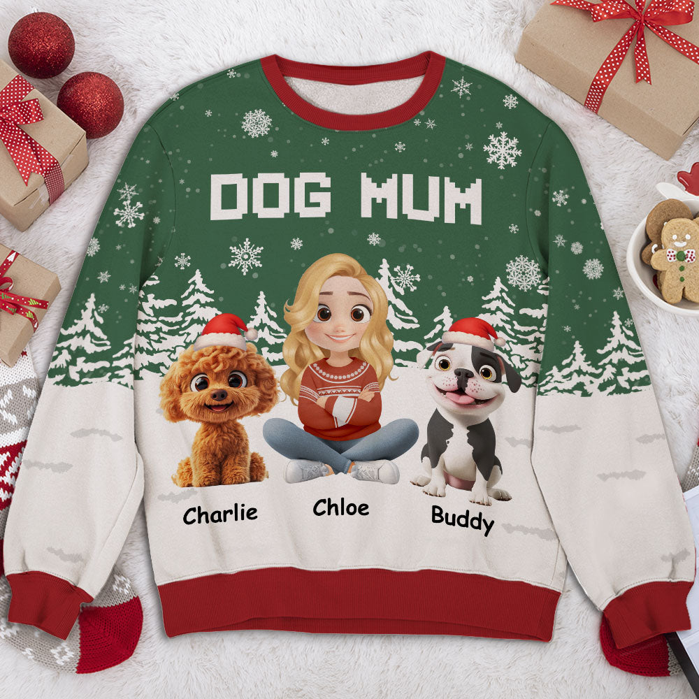 All I Want for Christmas Is You - Personalized All-Over-Print Sweatshirt