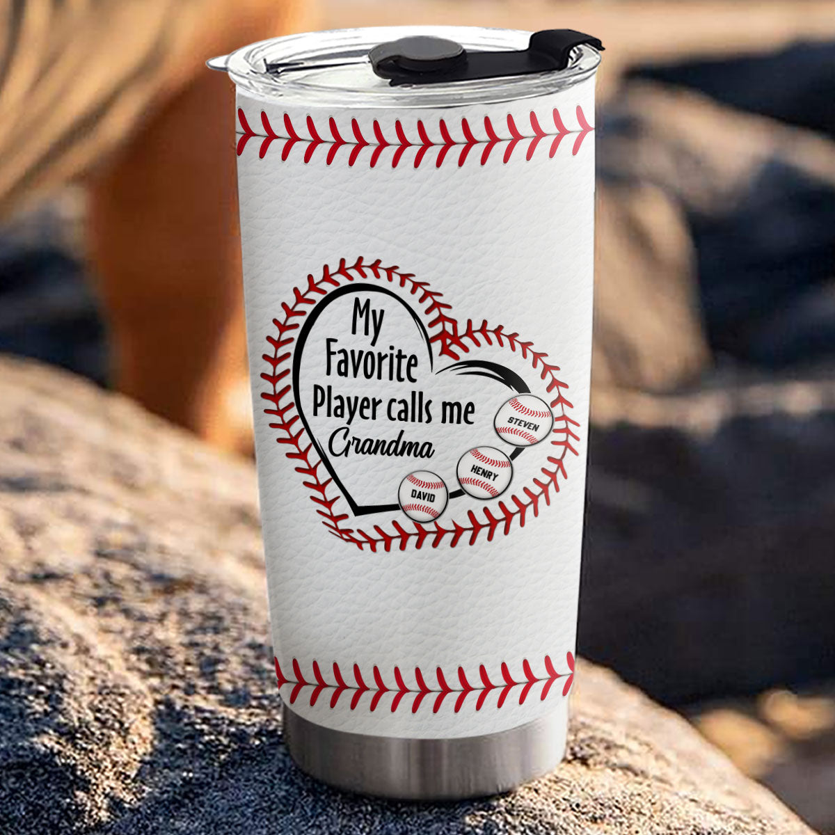 My Favorite Players Call Me - Personalized Tumbler - Christmas Gift For Grandma