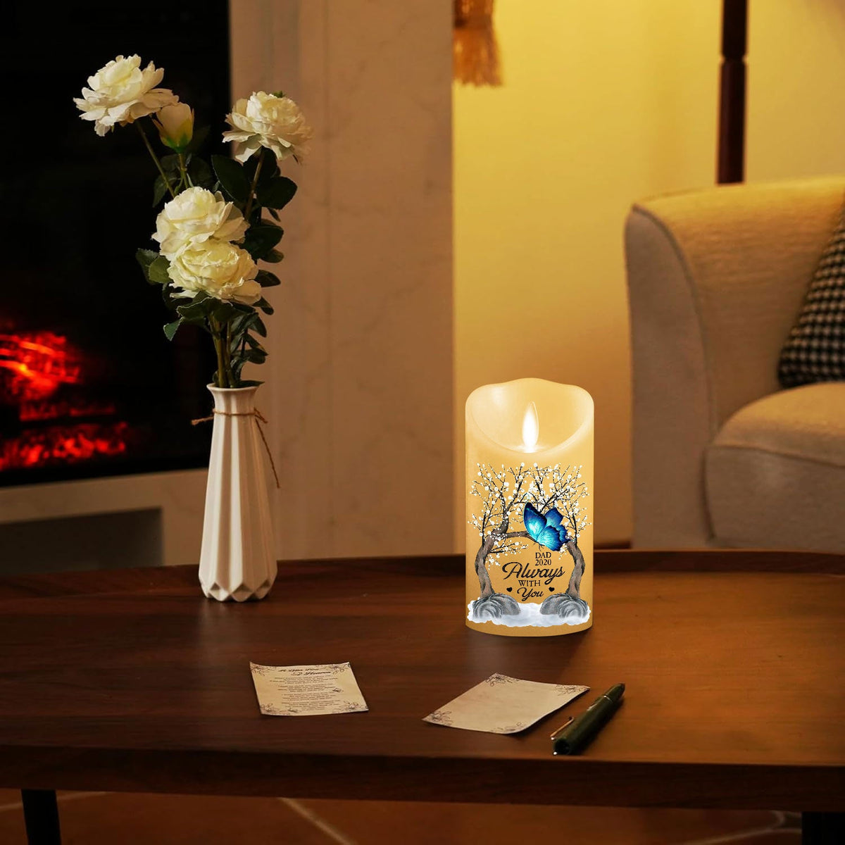 Forever Loved - Personalized LED Candle