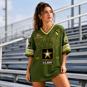US Military Football Jersey