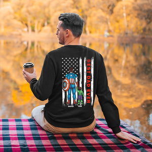 Best Dad Ever personalized sweatshirt