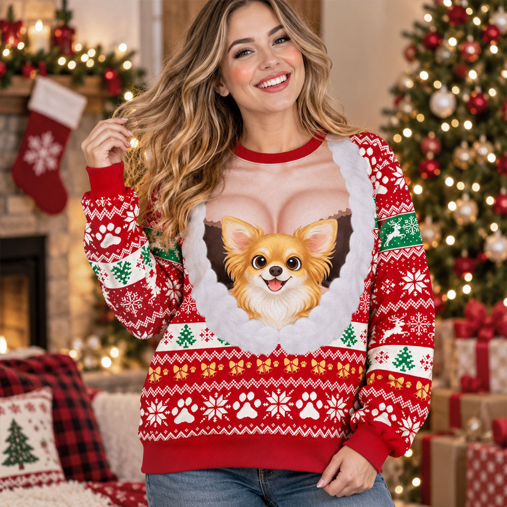 My Baby Is Here - Personalized All-Over-Print Sweatshirt