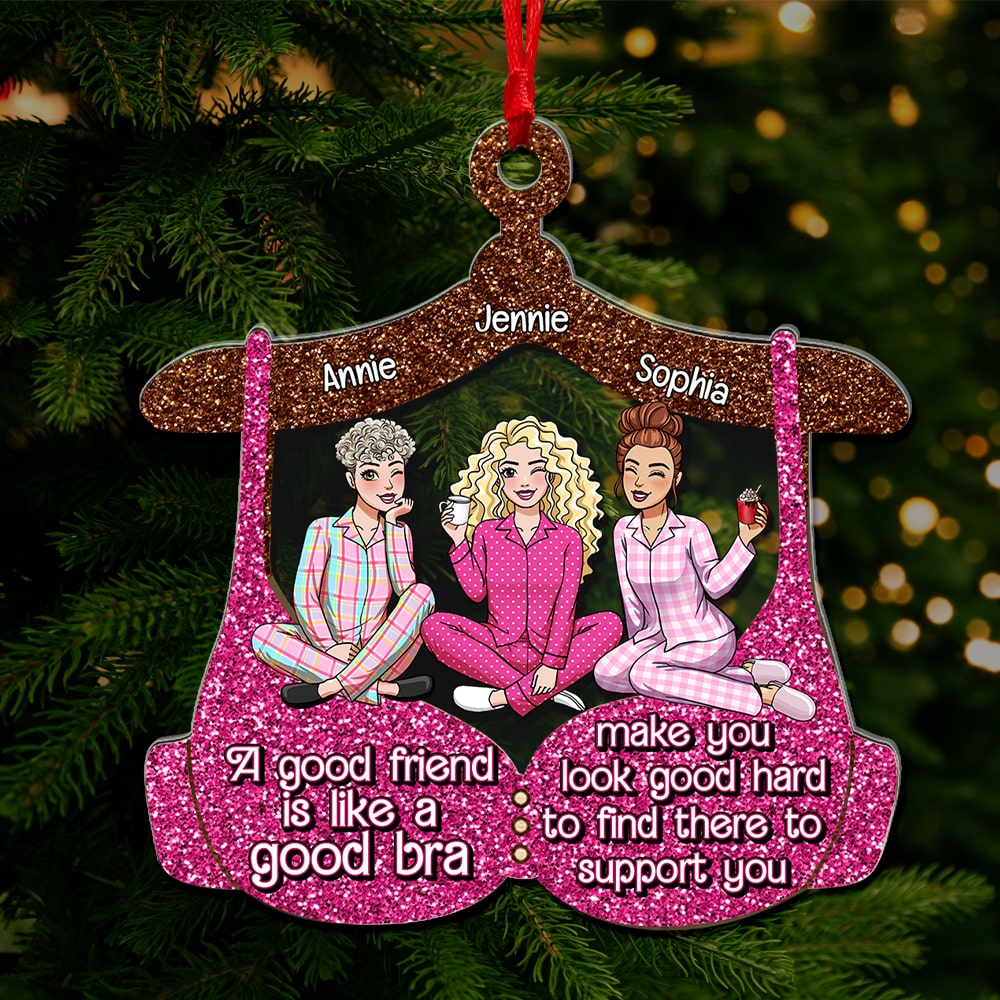 Best friends acrylic ornament