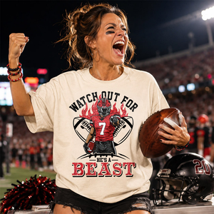 Watch Out For He's A Beast Personalized Football Shirt