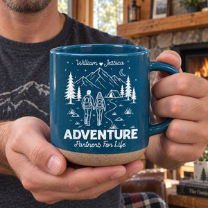 Forever Adventure Partners - Personalized Pottery Mug