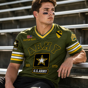 US Military Football Jersey