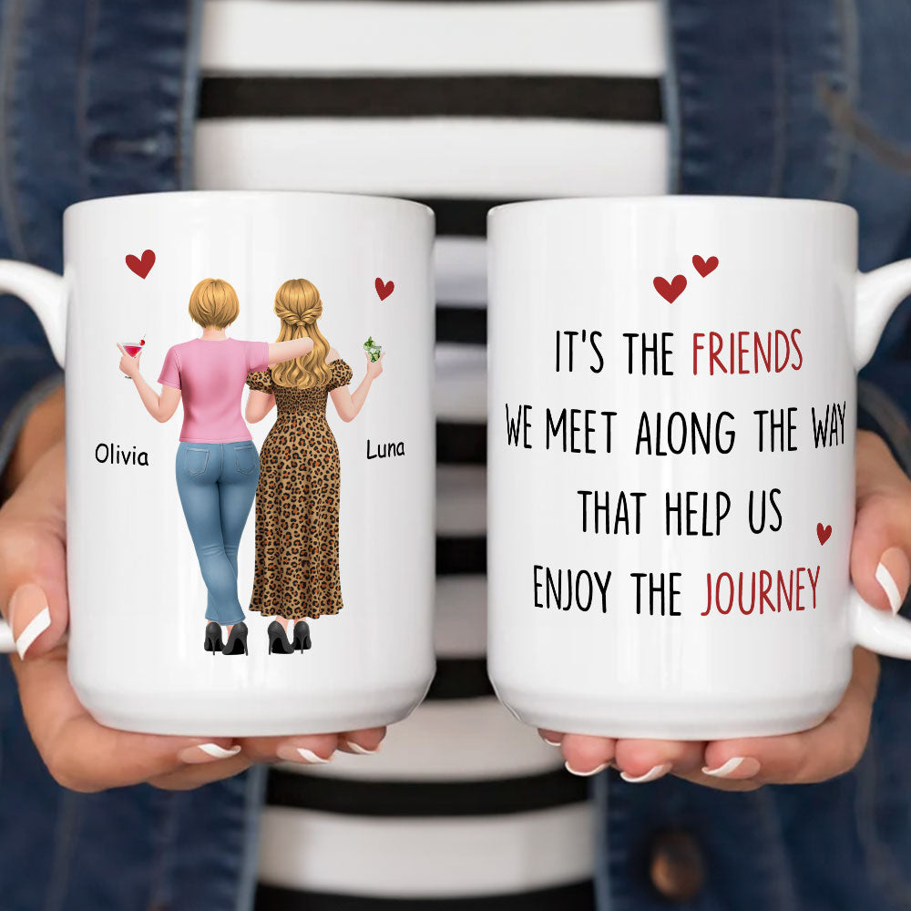 Our Journey - Personalized Coffee Mug - Christmas Gift For Sister, Best Friend