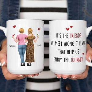 Our Journey - Personalized Coffee Mug - Christmas Gift For Sister, Best Friend