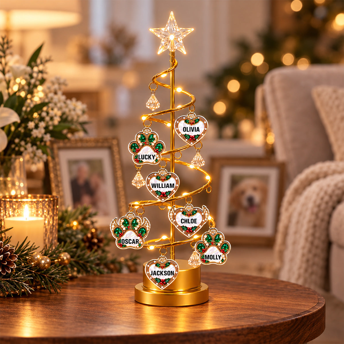 Emerald Memory Tree Personalized LED Tree Lights