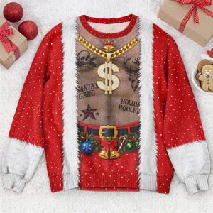 3D Realistic Hairy Santa Sweatshirt 3