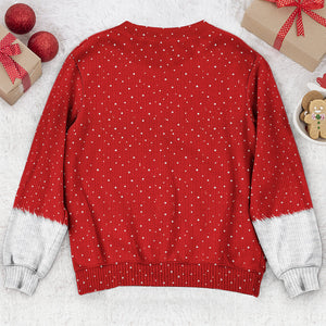 3D Realistic Hairy Santa Sweatshirt 5