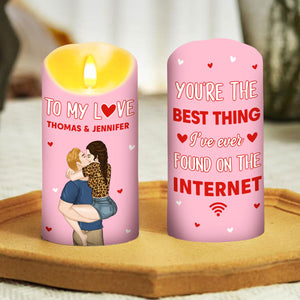 The Best Thing On The Internet - Personalized LED Candle